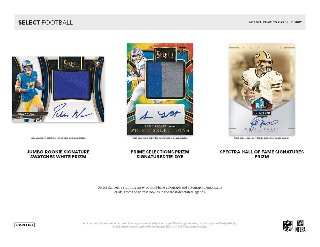 2023 Panini Select Football Hobby Box - Image 3