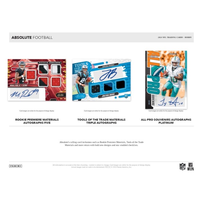 2024 Panini Absolute Football Hobby Box - Image 3