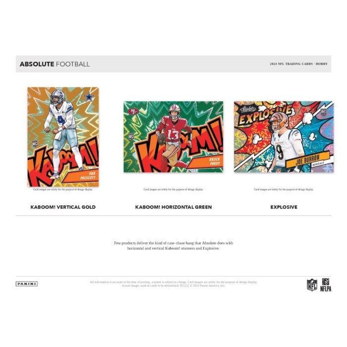 2024 Panini Absolute Football Hobby Box - Image 4