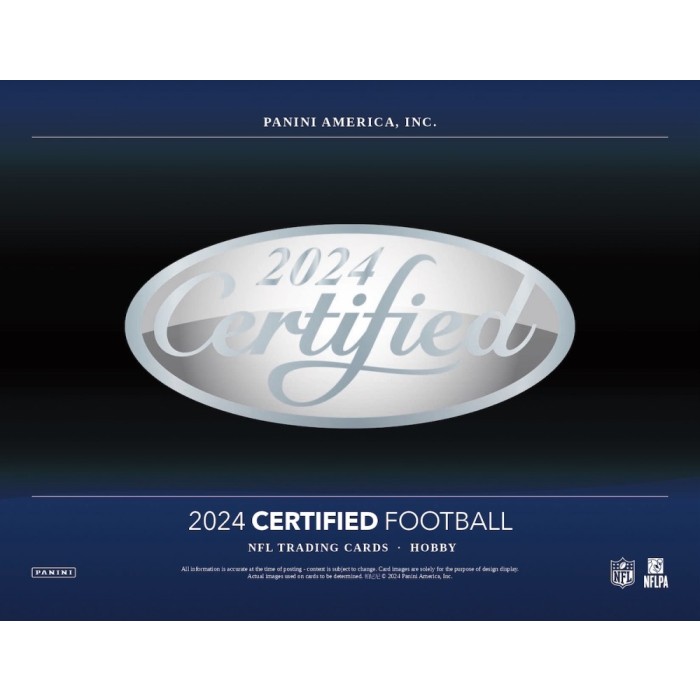 2024 Panini Certified Football Hobby 16 Box Case