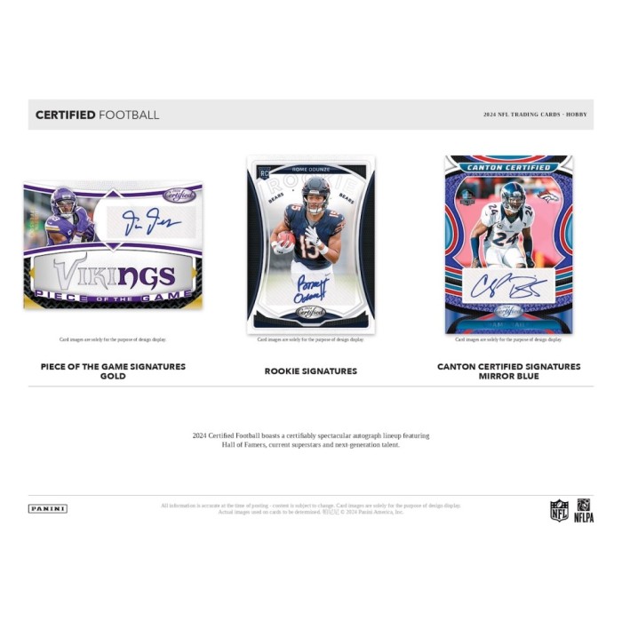 2024 Panini Certified Football Hobby 16 Box Case - Image 3