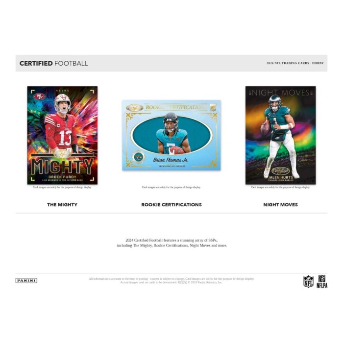 2024 Panini Certified Football Hobby 16 Box Case - Image 4