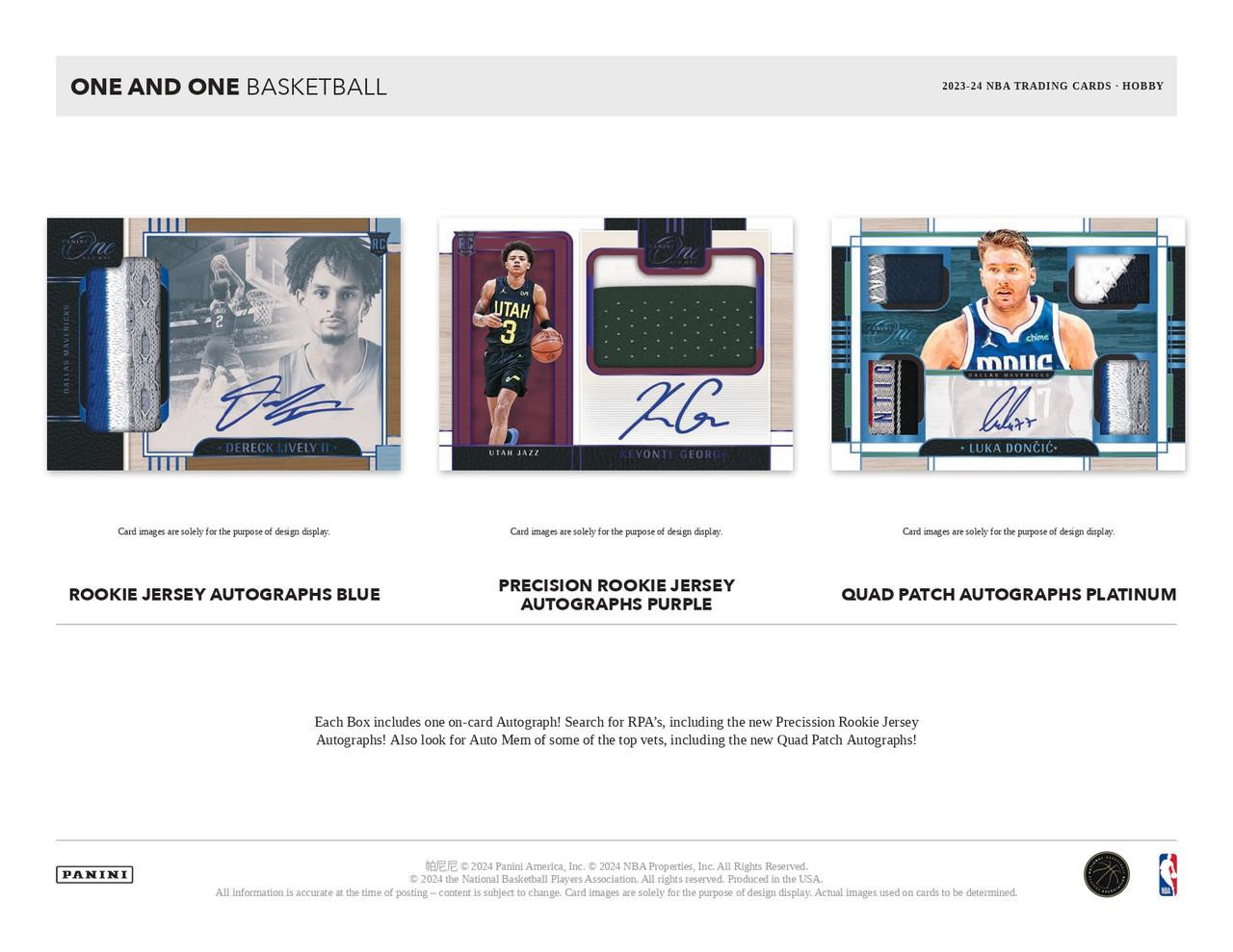 2023/24 Panini One & One Basketball Hobby 10 Box Case - Image 4