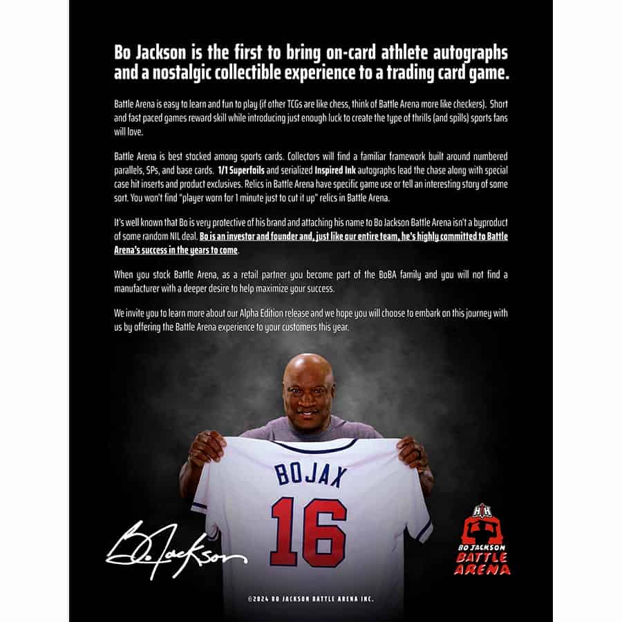 2024 Bo Jackson Battle Arena Alpha Edition Hobby Box - Image 3