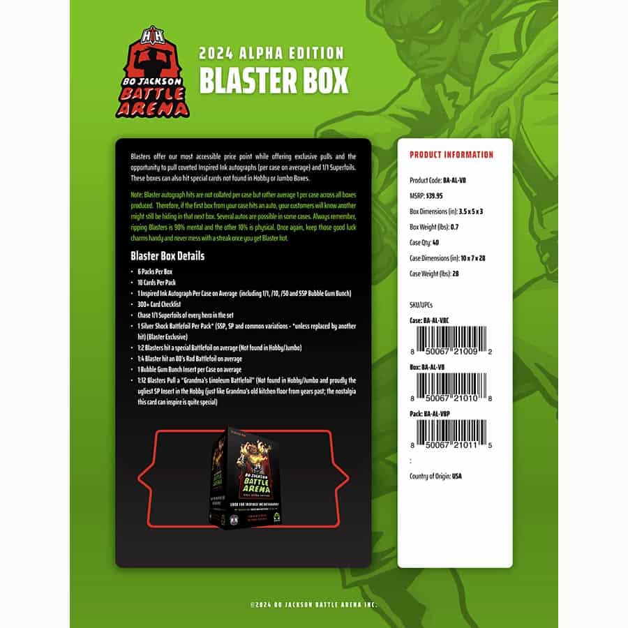 2024 Bo Jackson Battle Arena Alpha Edition Blaster - Image 2