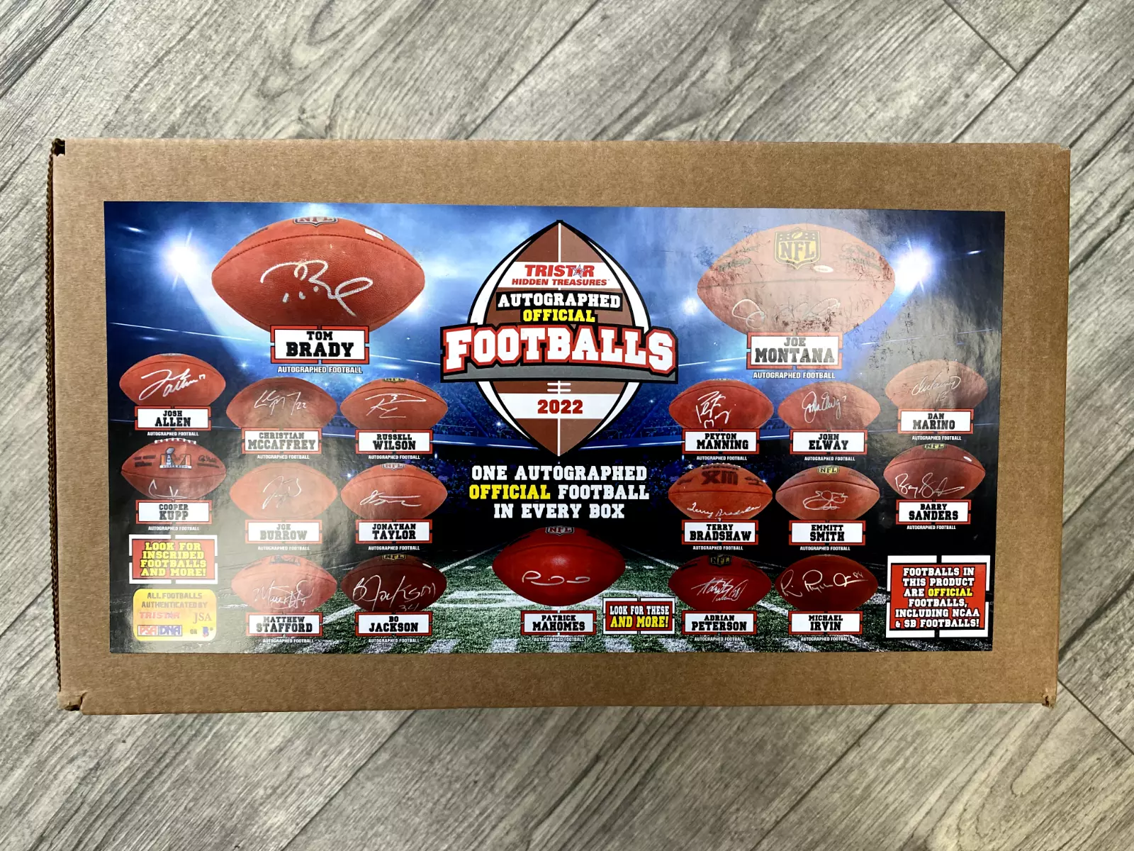 2022 Tristar Hidden Treasures Autographed Official Footballs