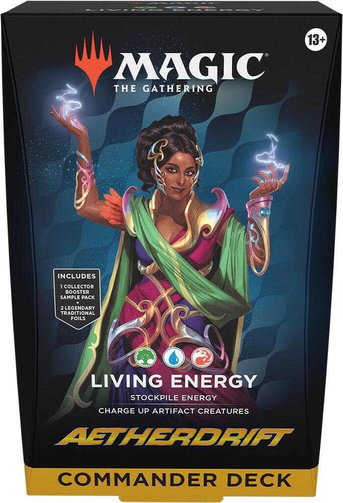 Magic The Gathering Aetherdrift Commander Deck - Living Energy