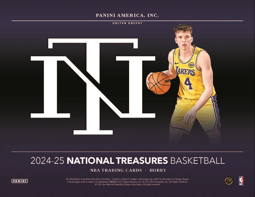 2024/25 Panini National Treasures Basketball Hobby 4 Box Case