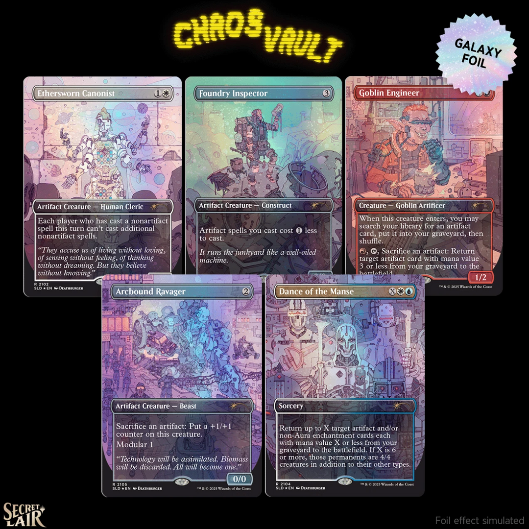 MTG Secret Lair x Chaos Vault Drop: Featuring: Deathburger